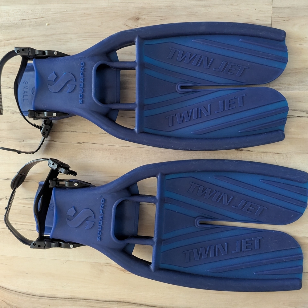 Scuba Pro Twin Jet Swim Fins - Blue